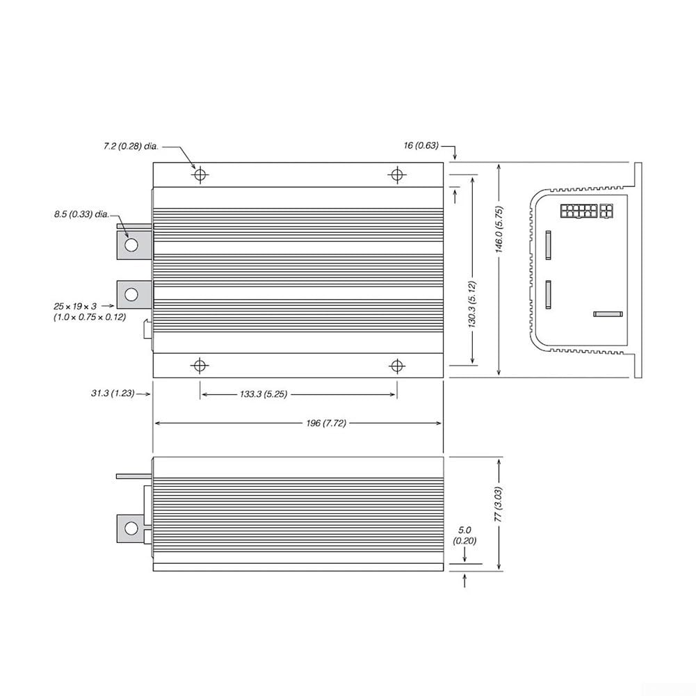 Controlador Motor DC 48V Programable Serie 1253-4804