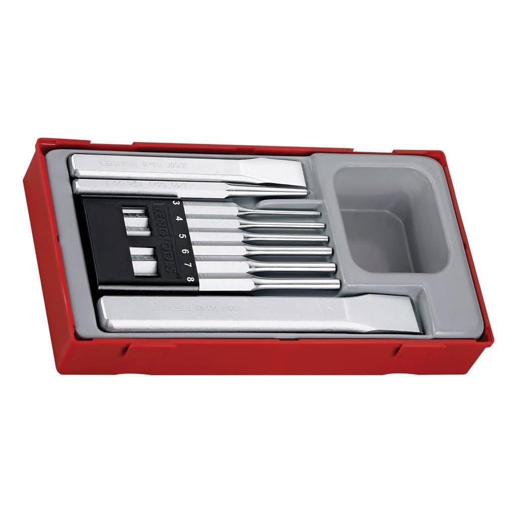 Teng - TTPC09 Punch & Chisel Set, 9 Piece