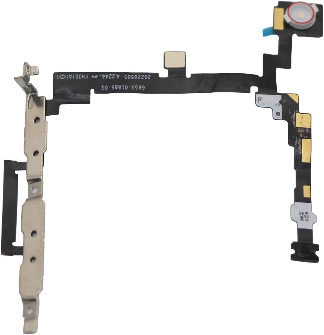 Close-up of flex cable connector for Google Pixel 7A