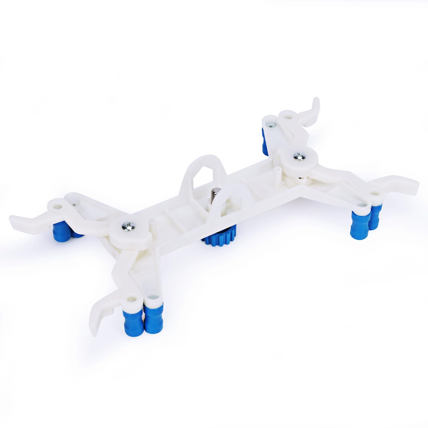 Labasics Morsetto Doppio per Buretta in Plastica, Morsetto per Buretta Regolabile Stile Farfalla con Molla, Accessorio da Laboratorio