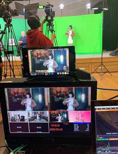 Sfondo con schermo verde, sfondo per foto e video, adatto per fotografia e produzione video