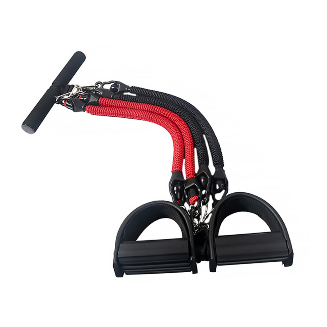 KOMBIUDA Résistance Pédale Tubes Corde de Traction Yoga Multifonction Abdominaux Portable et Confortable pour Fitness à et Extérieur