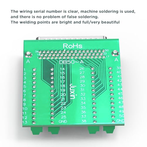 Conector DB50 hembra a bloque terminal sin soldadura miniatura 2