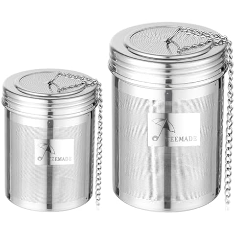 TEEMADE Tea Infuser Set with Extra Fine Mesh Cover