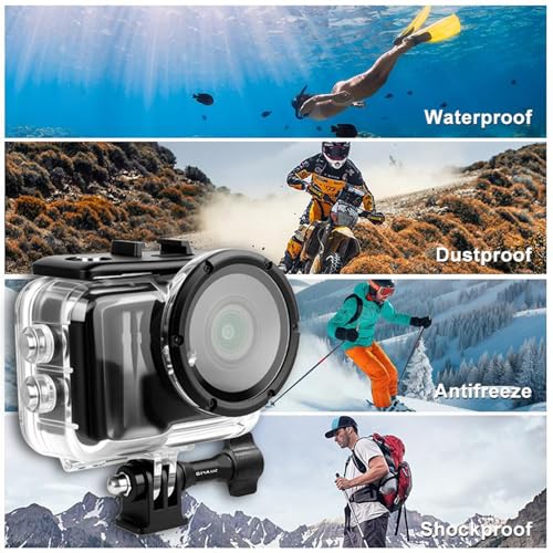 Image of 164FT /50M Diving Case for Insta360 GO Ultra, Waterproof Case High-Transparency Optical Glass Lightweight Pressure-Resistant Underwater Camera Protector for Diving Surfing Outdoor Sports