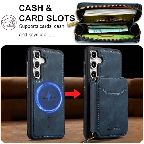 Étui marron Samsung Galaxy S23 Ultra pour simplifier vos déplacements avec sa fermeture éclair - 3