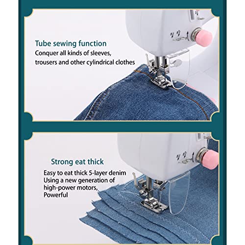 BAMFY Naaimachine, Kleine Zomen In De Hand Gehouden Draagbare Naaimachine Snel Repareren En Steek Ambachten - Image 8