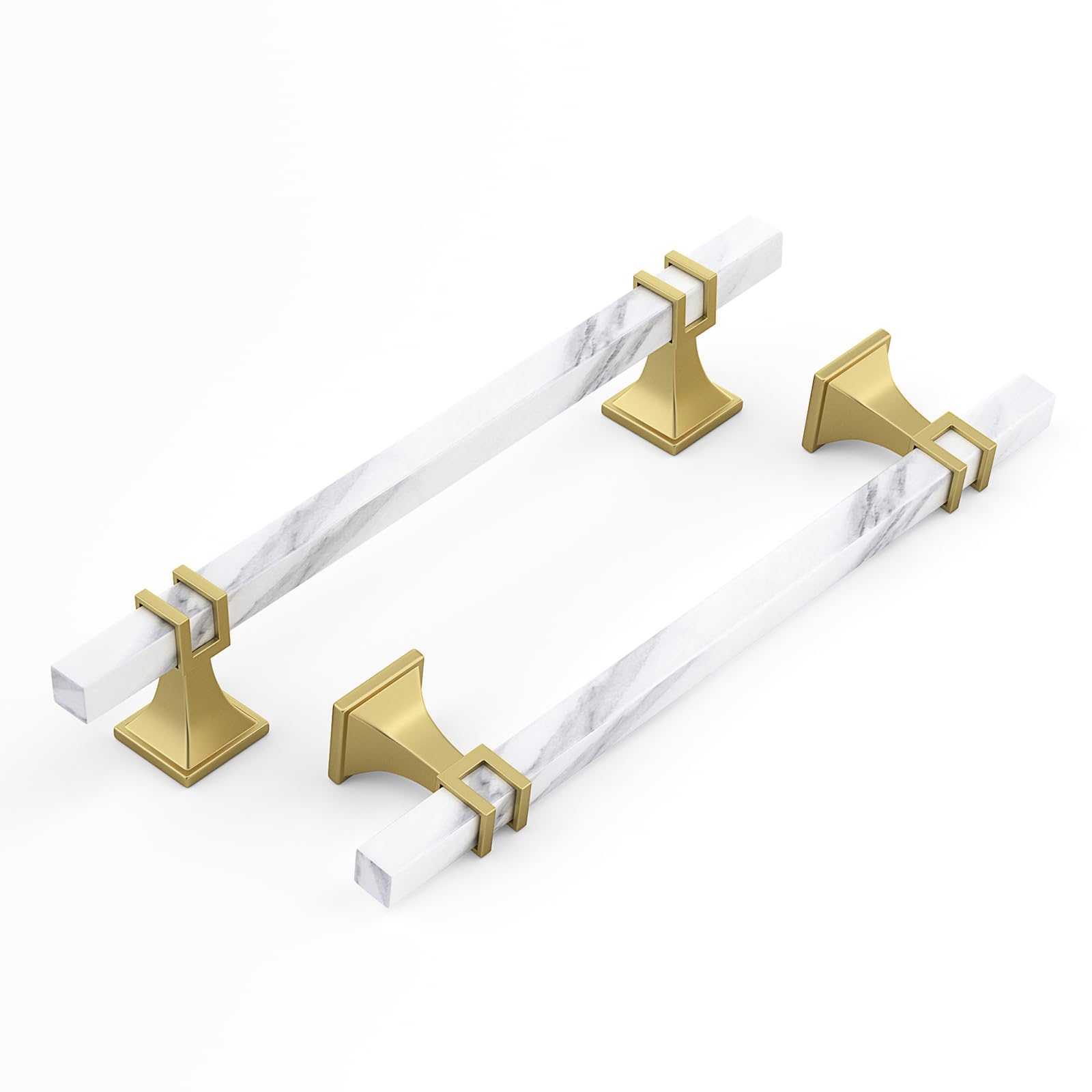 10 Pack 5 Inch Black and Gold Cabinet Pulls Kitchen Cabinet Handle — Amazon image 28