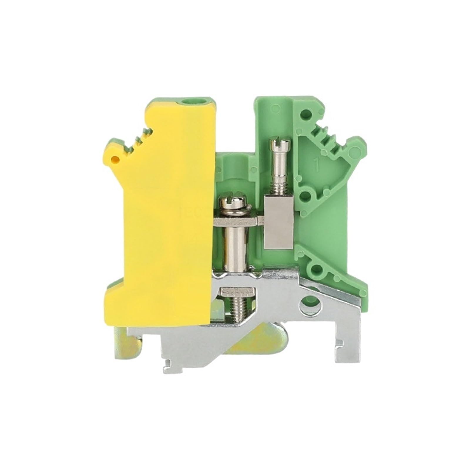 10 pezzi USLKG5N USLKG5 Vite di messa a terra di protezione Cavo modulare Connettore elettrico Morsettiera guida DIN 5 mm