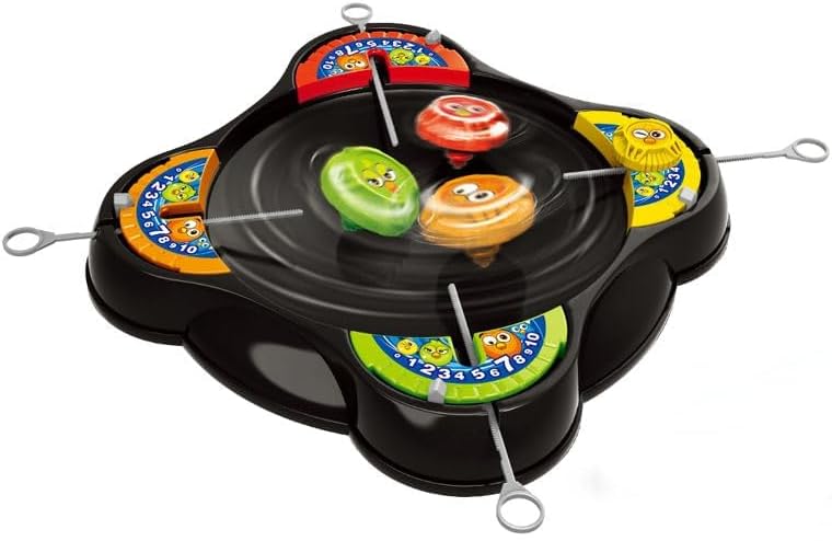 Cool Top Spinning Battle Game for Kids | 2–4 Player Interactive Arena Toy with Colorful Light-Up Tops | Fun Skill & Action Game for Ages 3+ (150 Akshar Item Name)