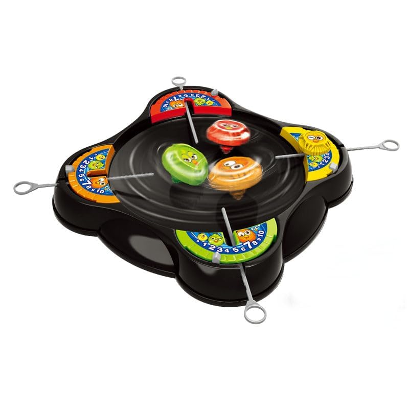 Cool Top Spinning Battle Game for Kids | 2–4 Player Interactive Arena Toy with Colorful Light-Up Tops | Fun Skill & Action Game for Ages 3+ (150 Akshar Item Name)