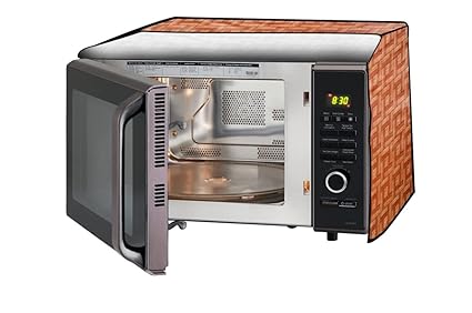 Stylista Microwave Oven Cover for Electrolux 20 L Grill G20M.WW-CG, Seamless Pattern Brick