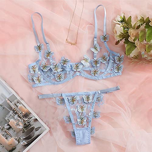 Ensemble de broderie papillon et lingerie haut de gamme en dentelle - 6