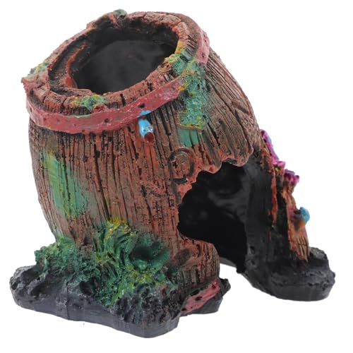 Happyyami Lizard Hideouts Versteck Für Reptilien Dekoration Resin Für Terrarien Für Schildkröten Echsen Und Andere Haustiere Komfortables Habitat