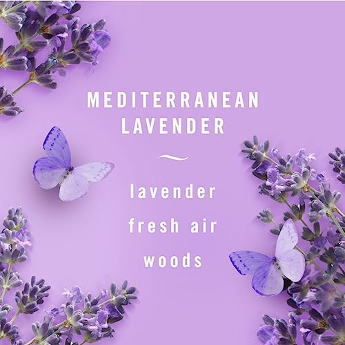 Image of Febreze Plug in Air Fresheners, Mediterranean Lavender, + April Downy, Odor Eliminator for Strong Odors 5 Oil Refills