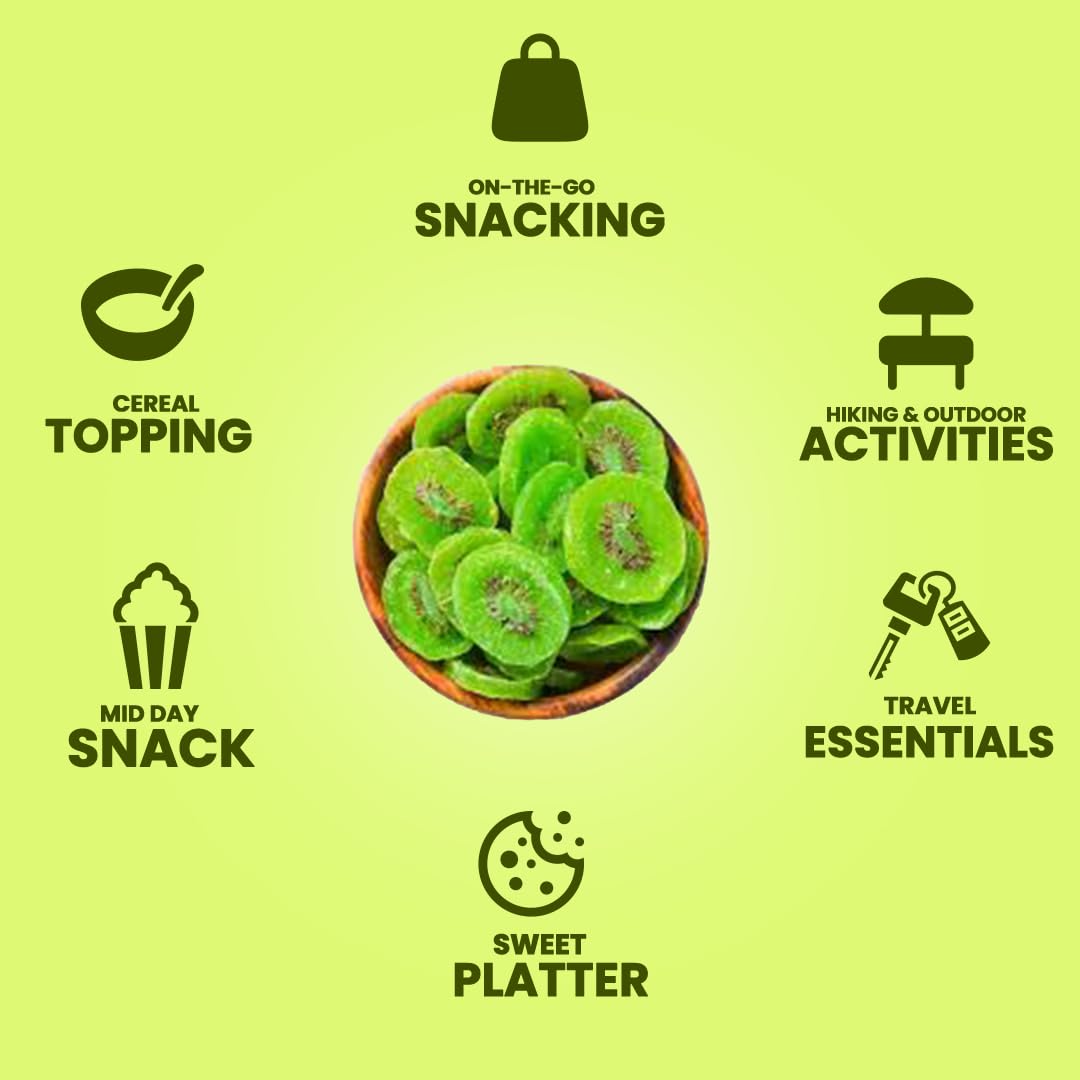 Livyor Premium Dried Kiwi for eating - 1kg | Kiwi Dry Fruits | Delicious and Tasty | Dehydrated Fruits | Naturally Sweet | Pack of 1 - Image 5 thumbnail