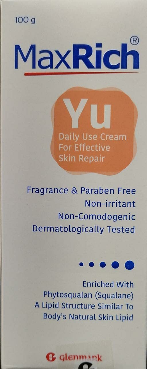 Max Rich YU Daily Use For Effective Skin Repair Cream 100gm