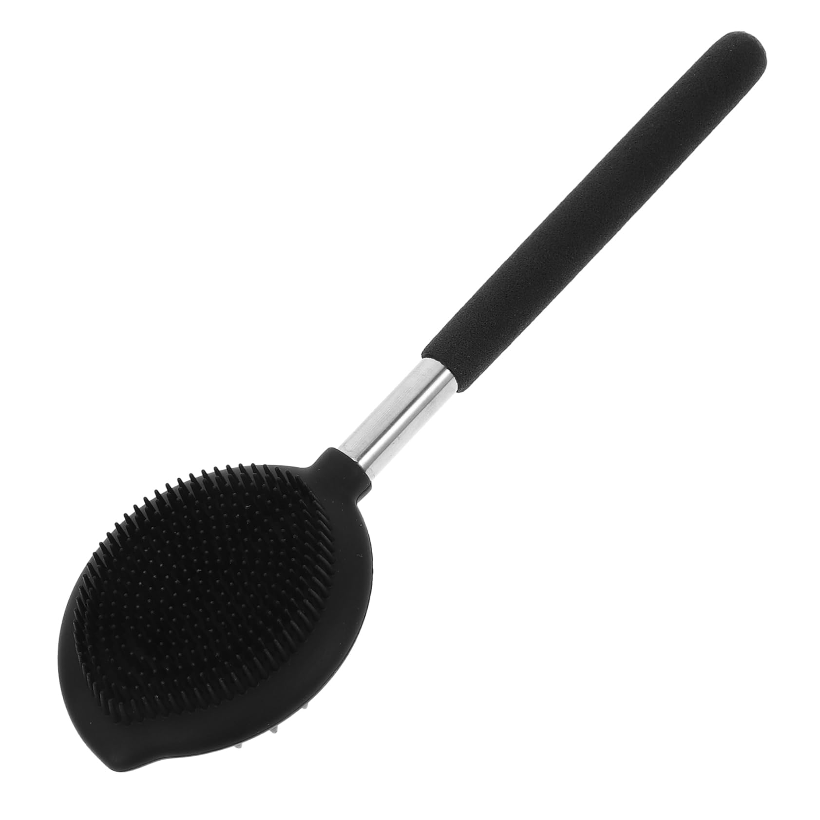 MERRYHAPY Silicone Shower Brush Long Handle Back Scrubber Body Scratcher for Bath Supplies