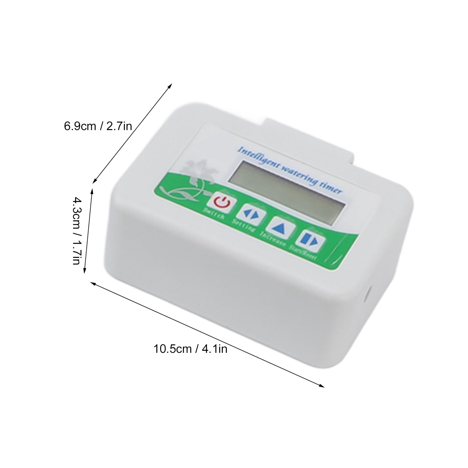 SUNGOOYUE Timer Irrigazione Solare Automatico, di Irrigazione Programmabile Intelligente con Ricarica Solare, Programmazione Regolabile, Controllo del Risparmio Idrico per Serra da Giardino e Prato