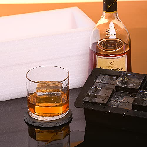 Clear Ice Cube Silicone Mold - 2 Inch Ice Cube Maker Tray，Crystal Clear Ice Cube For Whiskey And Cocktail #TOP1