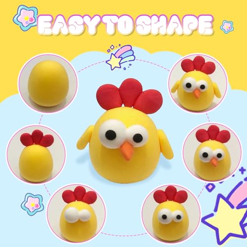 MuseLuxe Air Dry Clay - 32 Colors Modeling Clay Kit with 3 Sculpting Tools,Safe & Non-Toxic,DIY Magic Gifts Toys for Boys,Girls,Kids by MuseLuxe - Image 3