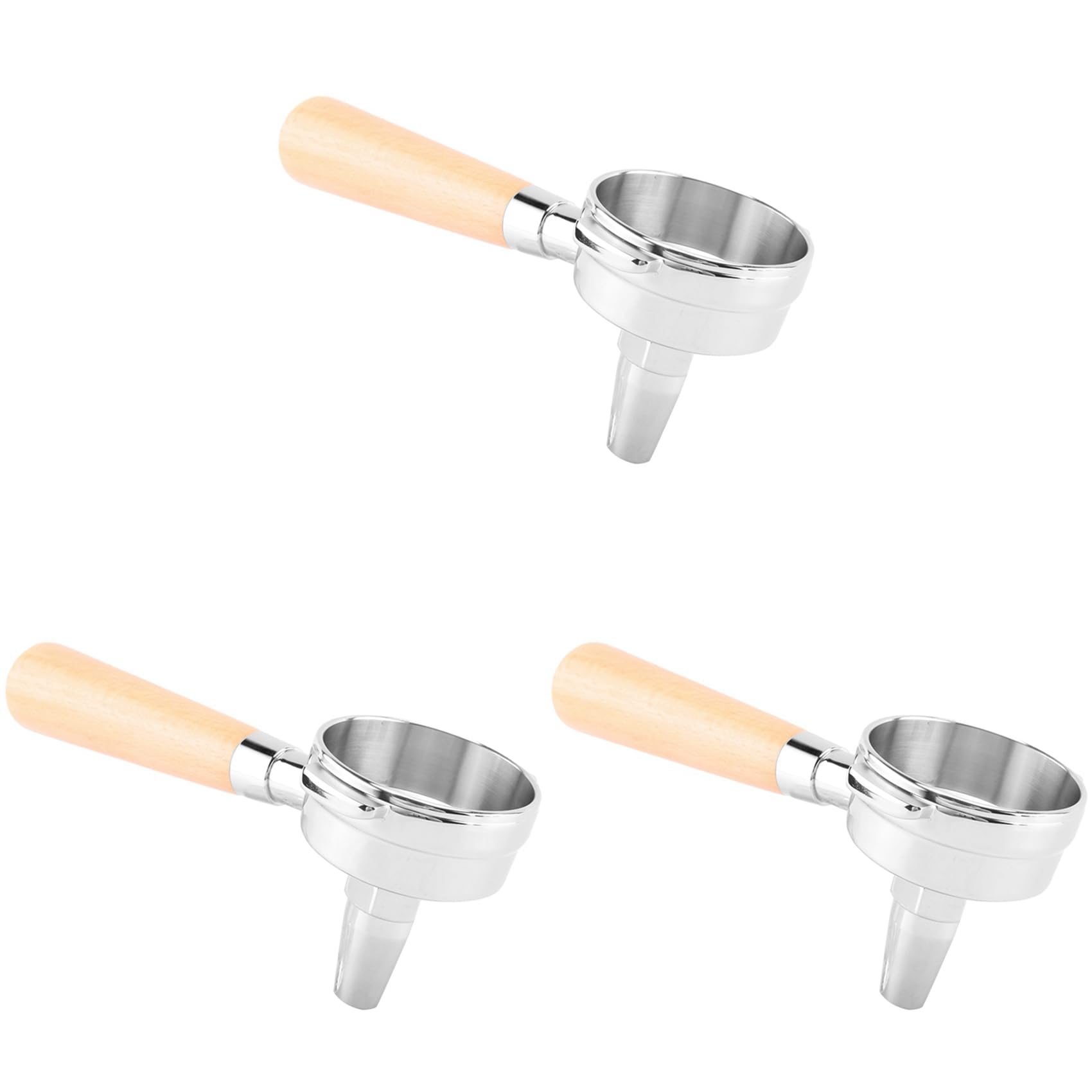 Portafiltro de té de 58 mm con mango de madera para bolsas y té roto