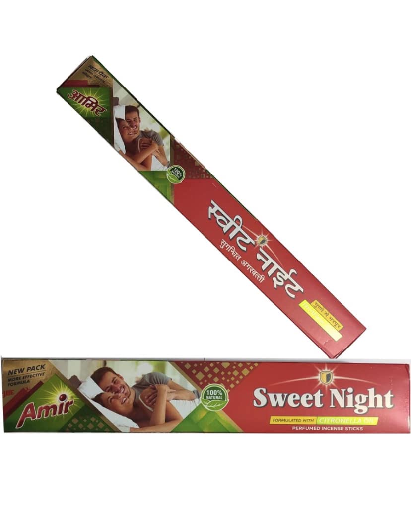 Sweet Night Mosquito AGARBATTI (120 Sticks) SUGANDHIT AGARBATTI