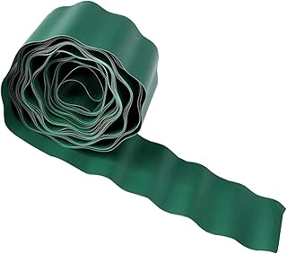 Plastic Garden Fence and Decorative Lawn Border Edging, 9m X 15cm Pp Plastic Landscape Edging for Garden Plant Protection, Reusable Courtyard Fence for Lawn and Flower Bed