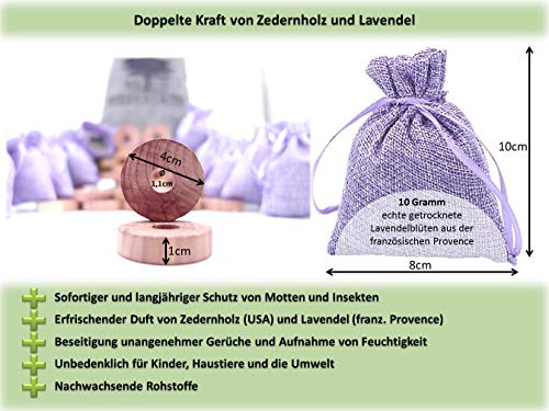 Mottenschutz NaturWerkstätte 55x (45+10) natürlich und effektiv