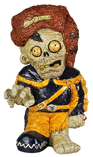 FOCO Forever Collectibles NCAA West Virginia Mountaineers Unisex Zombie Figurinezombie Figurine, Team Color, One Size