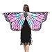 Produktbild Hot !!! KIMODO Weiche Stoff Schmetterlingsflügel Schal Fee Damen Nymph Pixie Kostüm Zubehör (M)
