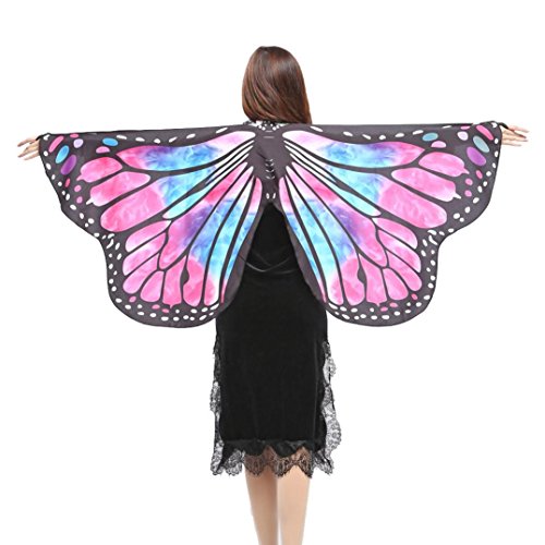 Preisvergleich Produktbild Hot !!! KIMODO Weiche Stoff Schmetterlingsflügel Schal Fee Damen Nymph Pixie Kostüm Zubehör (M)