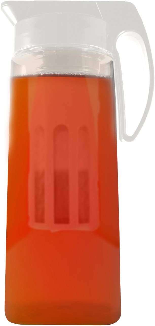 FusePour Pitcher with Iced Tea & Fruit Infuser - Large 2.2 Quarts