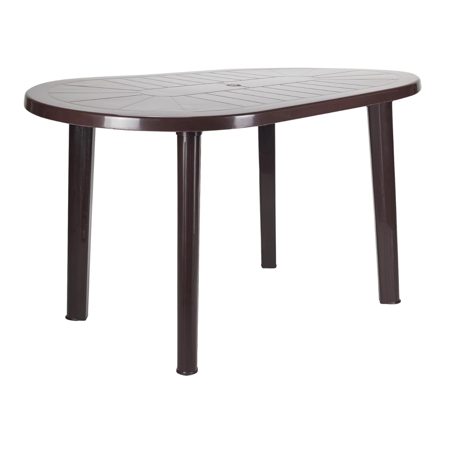 THINIA HOME Mesa de Resina Oval Breeze 137x85x72cm