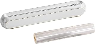 Space Saving Cling Film Holder and Cutter for Effortless Food Preservation Anti Slip Wrap Dispenser