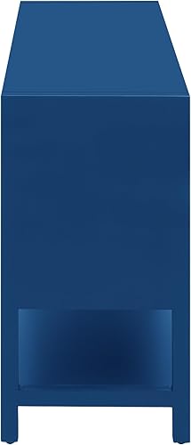 Miniatura 144 de Aparador moderno y elegante con patas y asas de metal dorado y estante ajustable, mesa consola clásica de 60 pulgadas, mesa de sofá, mesa de entrada