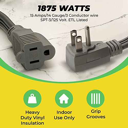 Heavy Duty Air Conditioner And Major Appliance Extension Cord Wire, (9 Ft) #TOP3