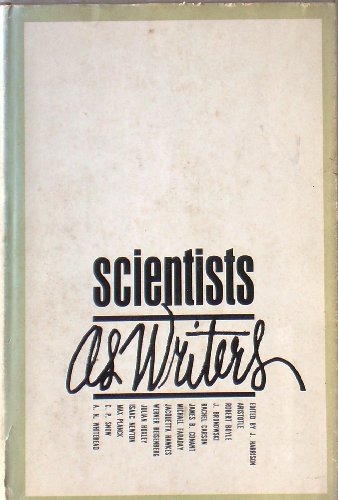 Scientists as Writers 0423834908 Book Cover