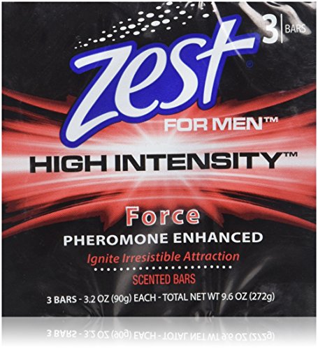 Zest High Intensity Bar Soap, Force, 3 ea