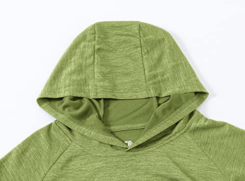 Tbmpoy Womens Upf 50+ Sun Protection Hoodie Shirt Long Sleeve Fishing Hiking Outdoor Uv Shirt Lightweight Fruit Green M #TOP2