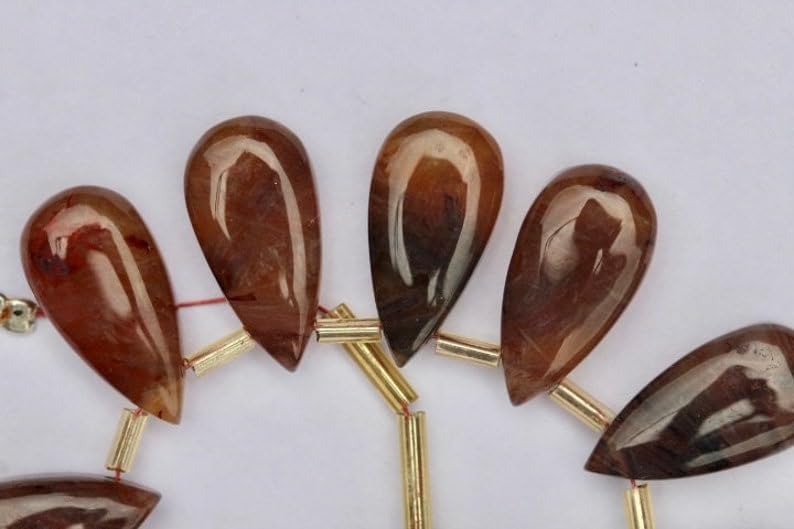 Naturalny agat gruszka fasetowane koraliki 9 x 18 mm długi sznurek biżuteria tworzenie kamieni szlachetnych koraliki do naszyjnika bransoletki