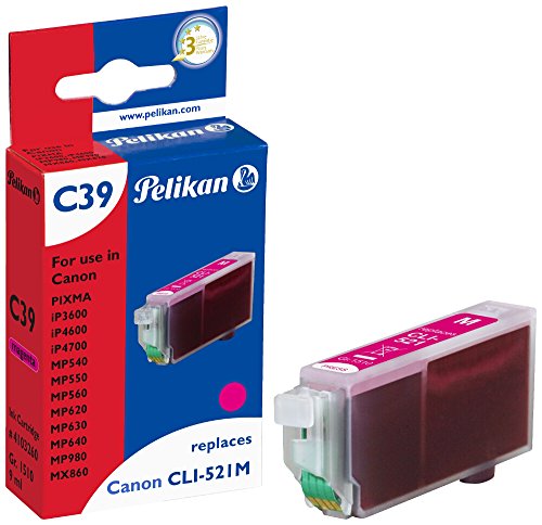 Preisvergleich Produktbild Pelikan C39 Druckerpatrone (ersetzt Canon CLI-521M) magenta