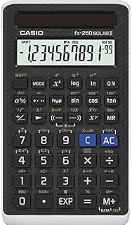 Casio FX 260 Solar II Scientific Calculator 5" x 0.6" x 2.9"