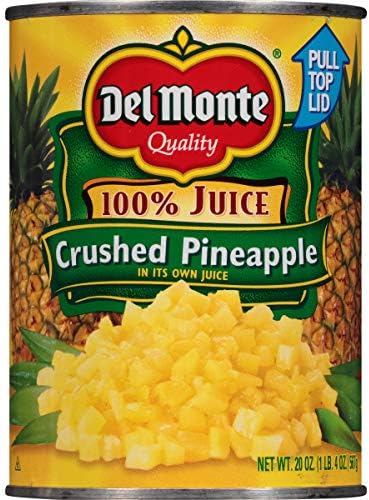 Del Monte Pineapple, Crushed, 1.25 Pound (Pack of 12)