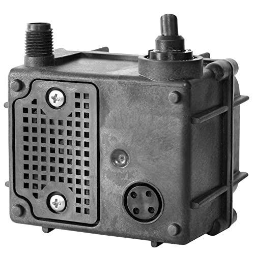 Little Giant 523003 P-AAA Manual Submersible Recirculating Water Pump with 4.6 ft. maximum lift, Sump Pump for statuary fountains, water displays, air conditioners, machine tool coolants, 115 Volt 120 GPH