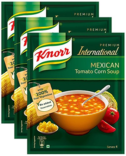Image of Knorr Mexican Tomato Corn International Soup, 52g (Buy 2 Get 1, 3 Pieces) Promo Pack