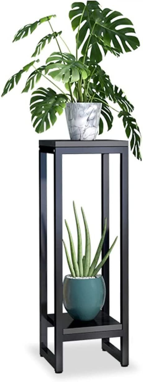 Eminence Lifestyle Tall Metal Plant Stand, 2 Tier Plant Tables Modern Floor Narrow Flower Plant Display Pedestal Stands Holder for Indoor Outdoor (B0C62CBZ3V) Amazon Price History, Amazon Price Tracker