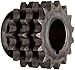 Martin Roller Chain Sprocket, Hardened Teeth, Split Taper Bushed, Type B Hub, Triple Strand, 60 Chain Size, For Q1 Bushing, 0.75" Pitch, 26 Teeth, 2.6875" Max Bore Dia., 6.63" OD, 4.125" Hub Dia., 2.238" Width
