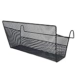 AllBright ベッドサイド 収納かご 収納バスケット 小物入れ 小物 収納 部屋 かご バスケット ラック ベッド キッチン (ブラック)