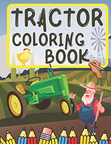 Tractor Coloring Book: for Kids Activity Toddler Learning Fun Simple Images Beginners image 3